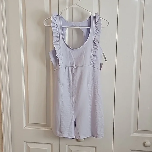 🎉HP NWT Free People Movement Ruffle Me Up One-piece Shortie - Size  L - Picture 14 of 17